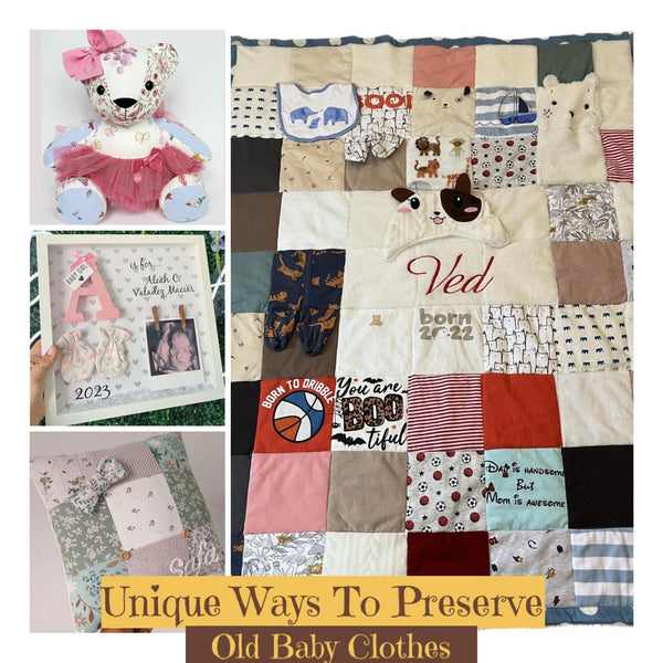 5 Creative And Unique Ways To Preserve Your Old Baby Clothes