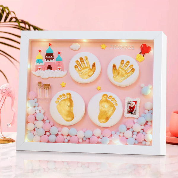 Newborn Foot & Hand Casting Photo Frames With Customization