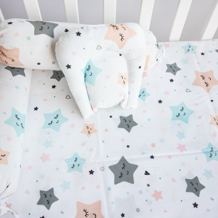 Customized Organic Cotton Newborn and Kids Bedding Set