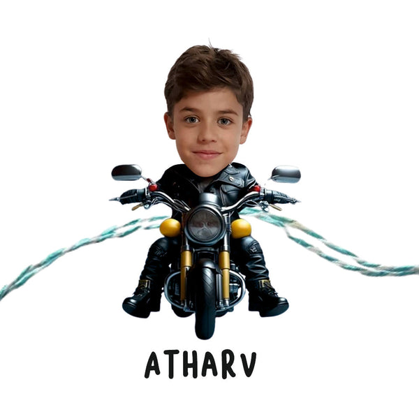 Personalised Caricature Rakhi - Biker Bro