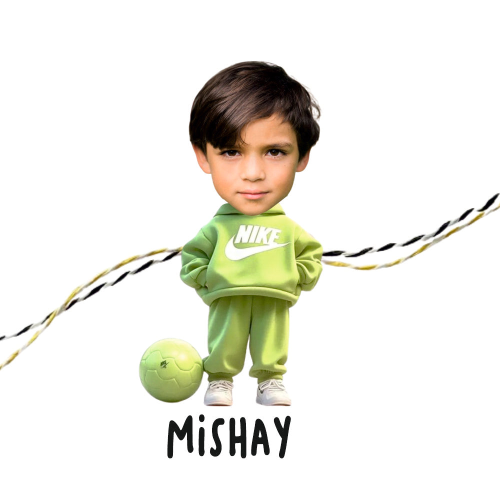 Personalised Caricature Rakhi - Swag Master