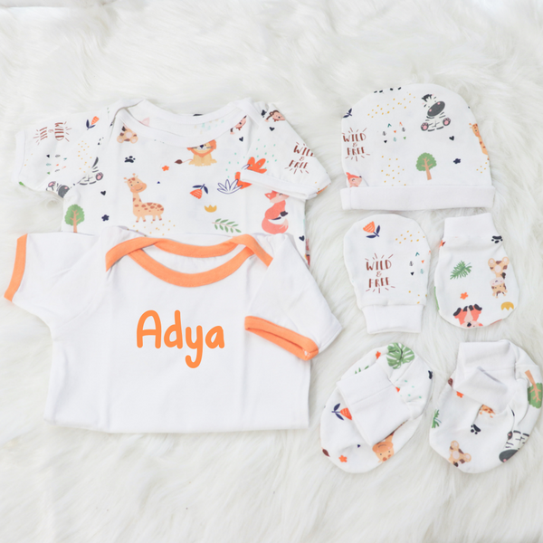 Baby Animals-Newborn Everyday Essentials Set