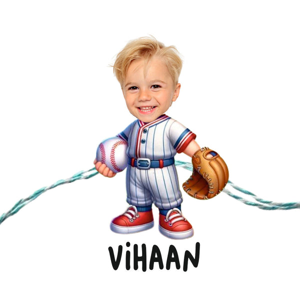 Personalised Caricature Rakhi - Rugby