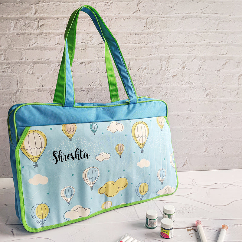 Customized Hot Air Balloon Kids Jumbo Art Bag 