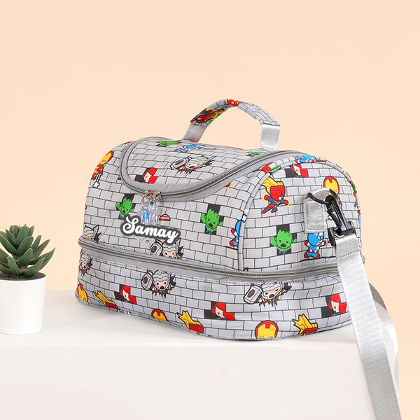 Superhero Personalized  Kids Lunch Bag
