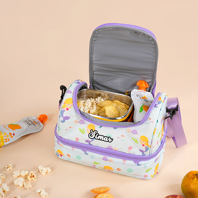 Mermaid Personalized  Kids Lunch Bag