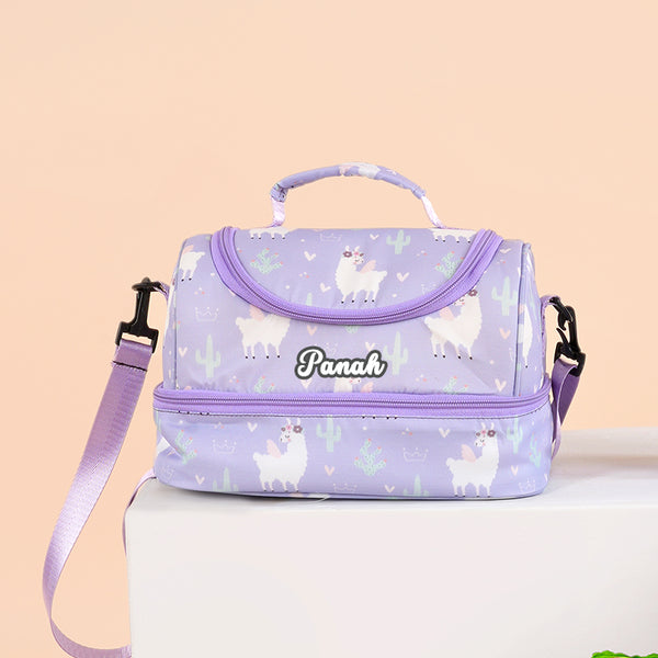 Llama Personalized  Kids Lunch Bag