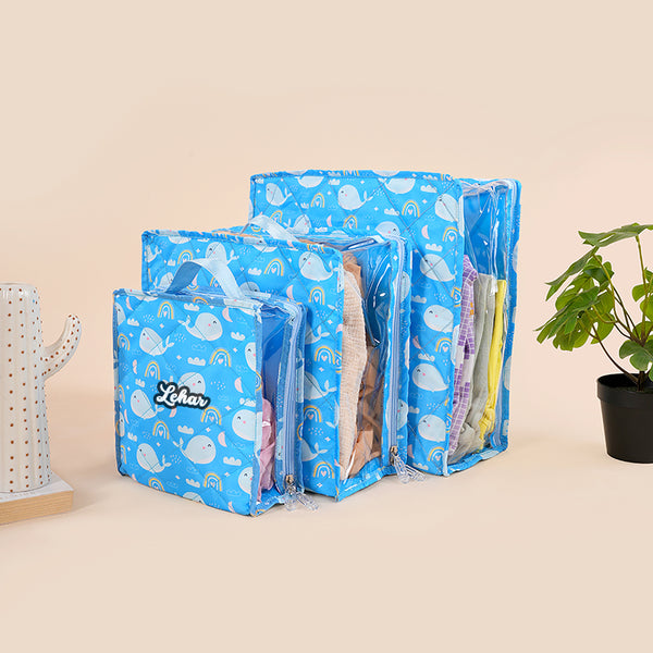 Whale Personalized Kids Travel Cubes Set-3