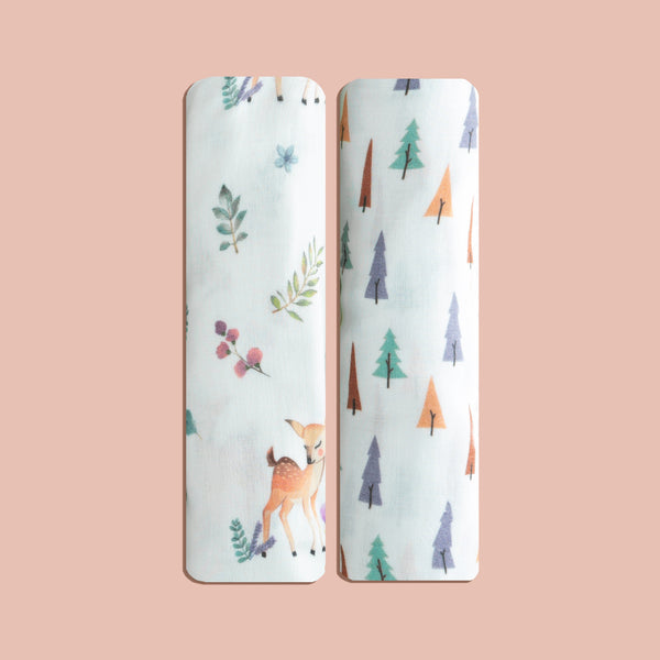 Enchanted Forest Organic Muslin Swaddle-2 Pcs