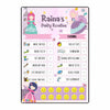 Daily Reward Chart Personalised  – Princess Palace