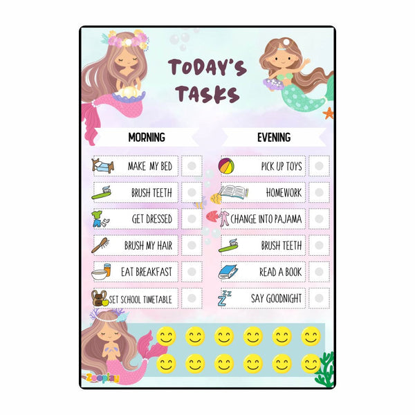 Daily Responsibility Chart  –  Mermaid Cove