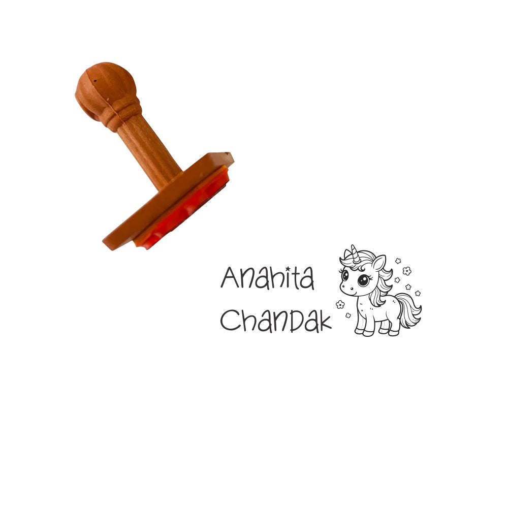 Book stamp - Unicorn