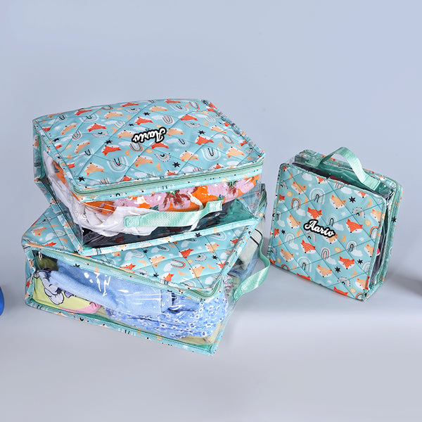Fox Personalized Kids Travel Cubes Set-3