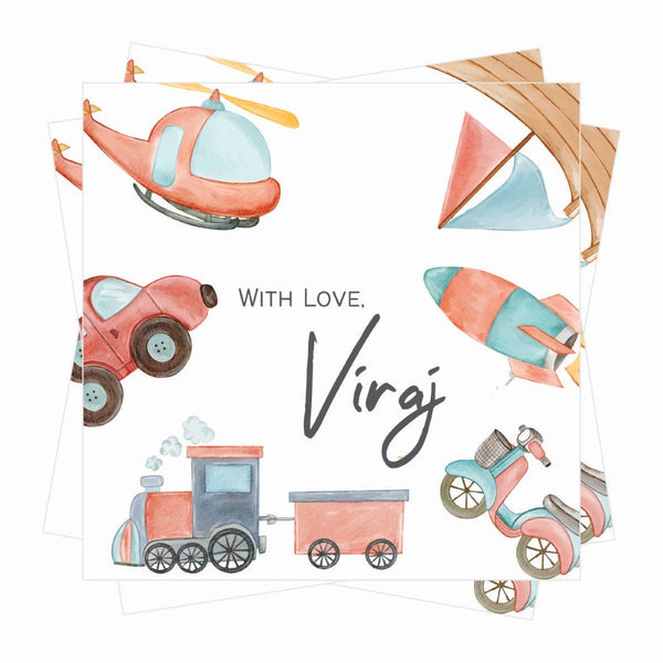 Gift tags Square - On the Move