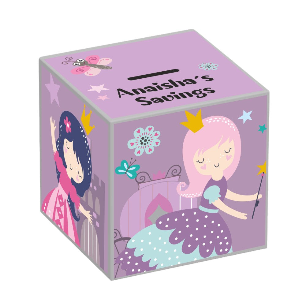My Money Box personalised -  Princess Treasure Chest