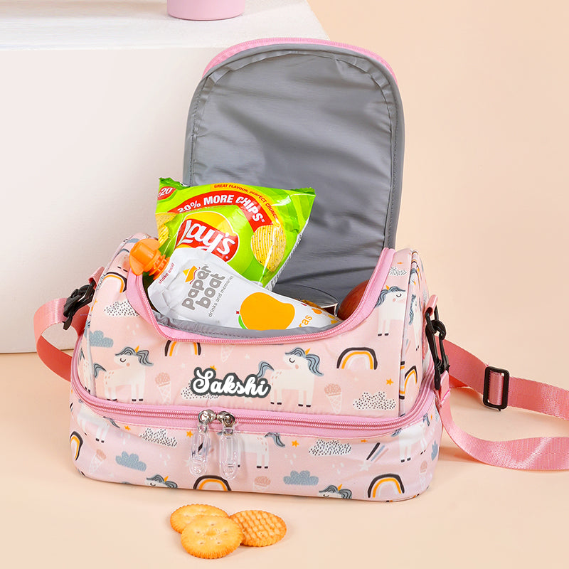 Unicorn Personalized  Kids Lunch Bag