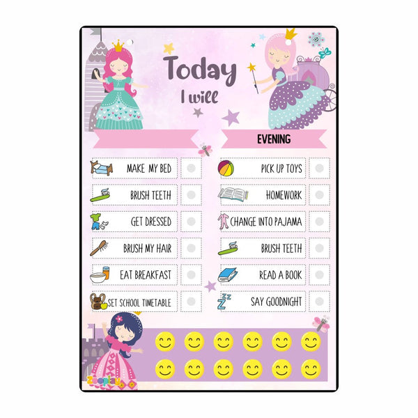 Daily Responsibility Chart  –  Princess palace
