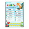 Daily Reward Chart Personalised  –  Roar and explore