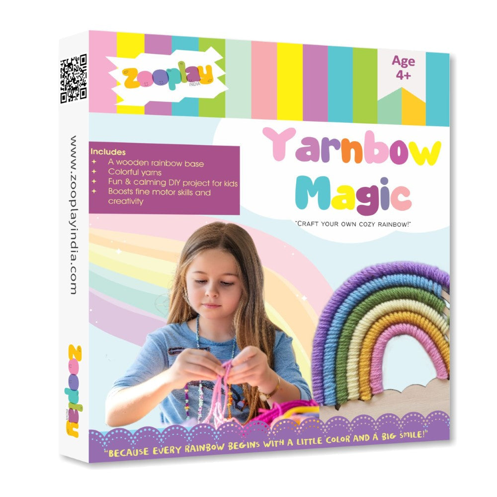 Yarn bow Magic - DIY Rainbow Yarn Craft Kit