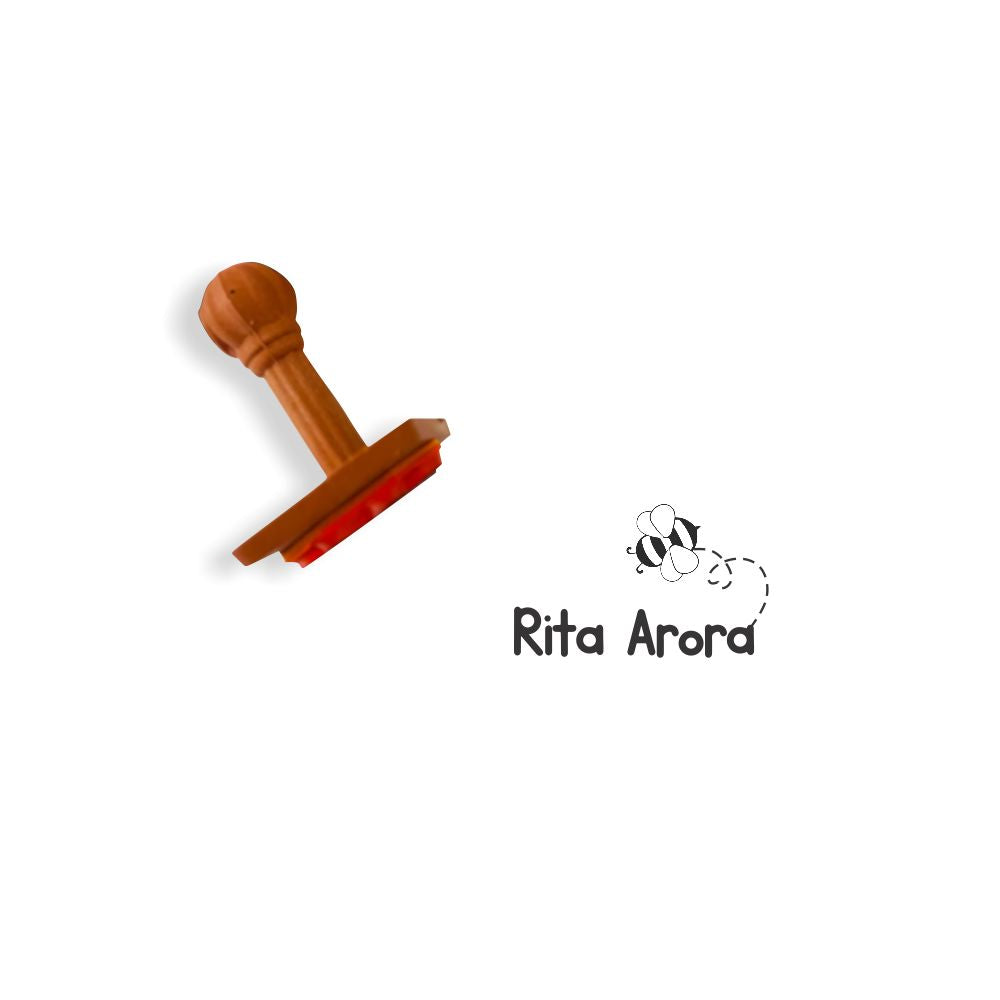 Name stamp - Bee Happy