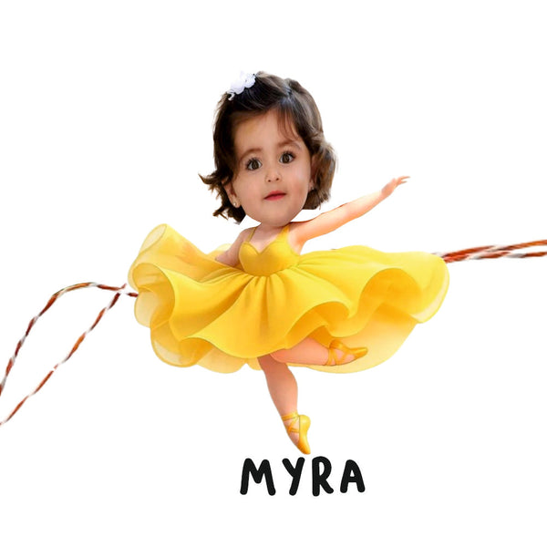 Personalised Caricature Rakhi - Belle Princess