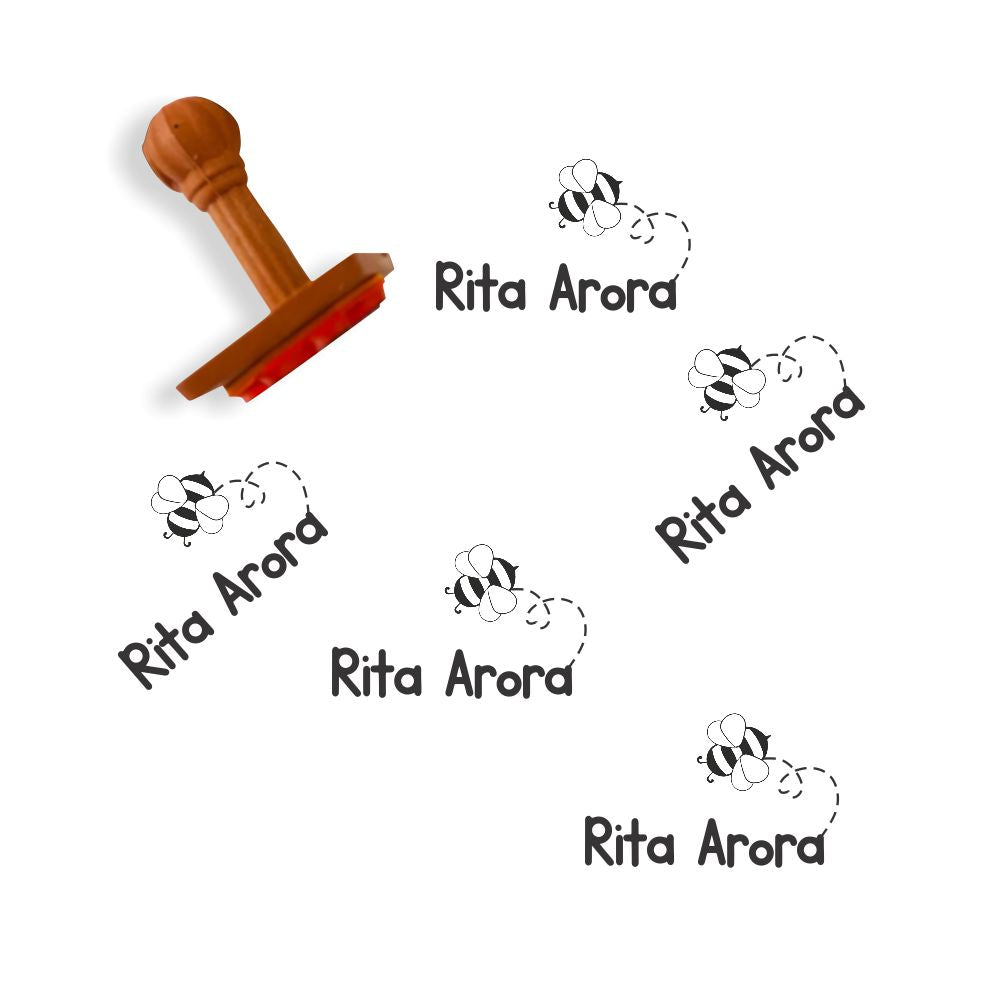 Name stamp - Bee Happy