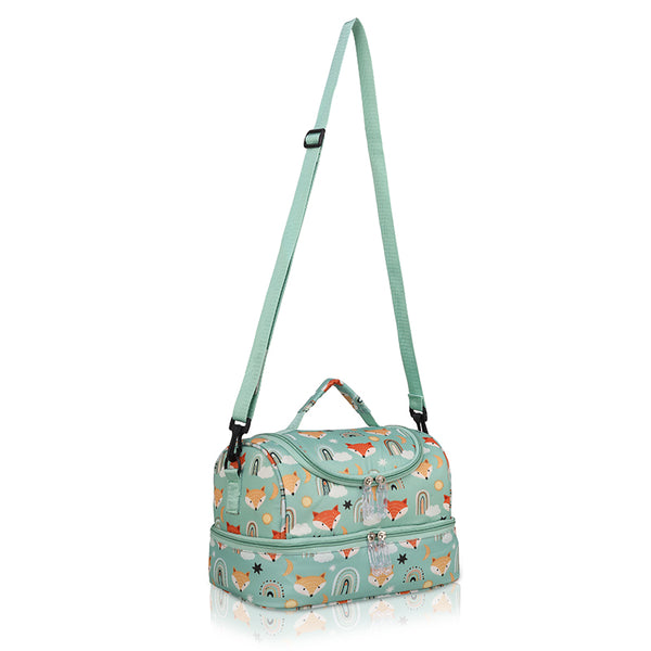 Fox Personalized Kids Lunch Bag