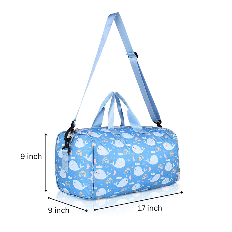 Whale Personalized Kids Duffel Bag