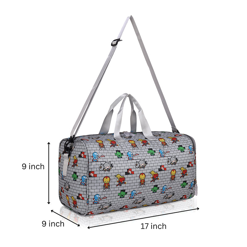 Superhero Personalized Kids Duffel Bag
