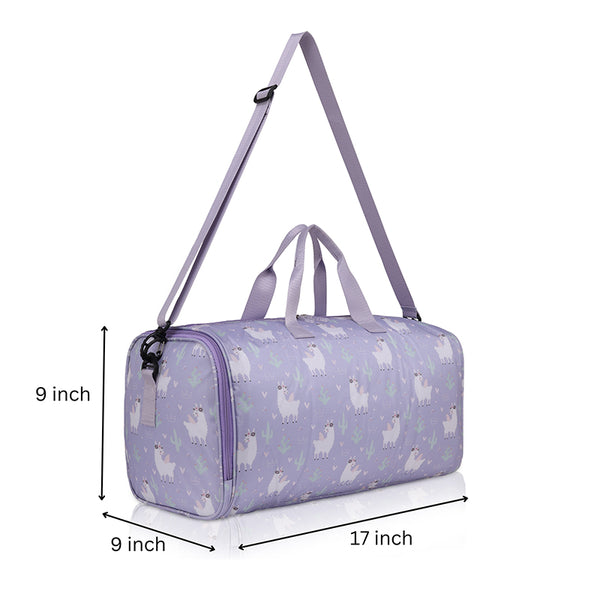 Llama Personalized Kids Duffel Bag