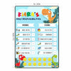 Daily Reward Chart Personalised  –  Roar and explore