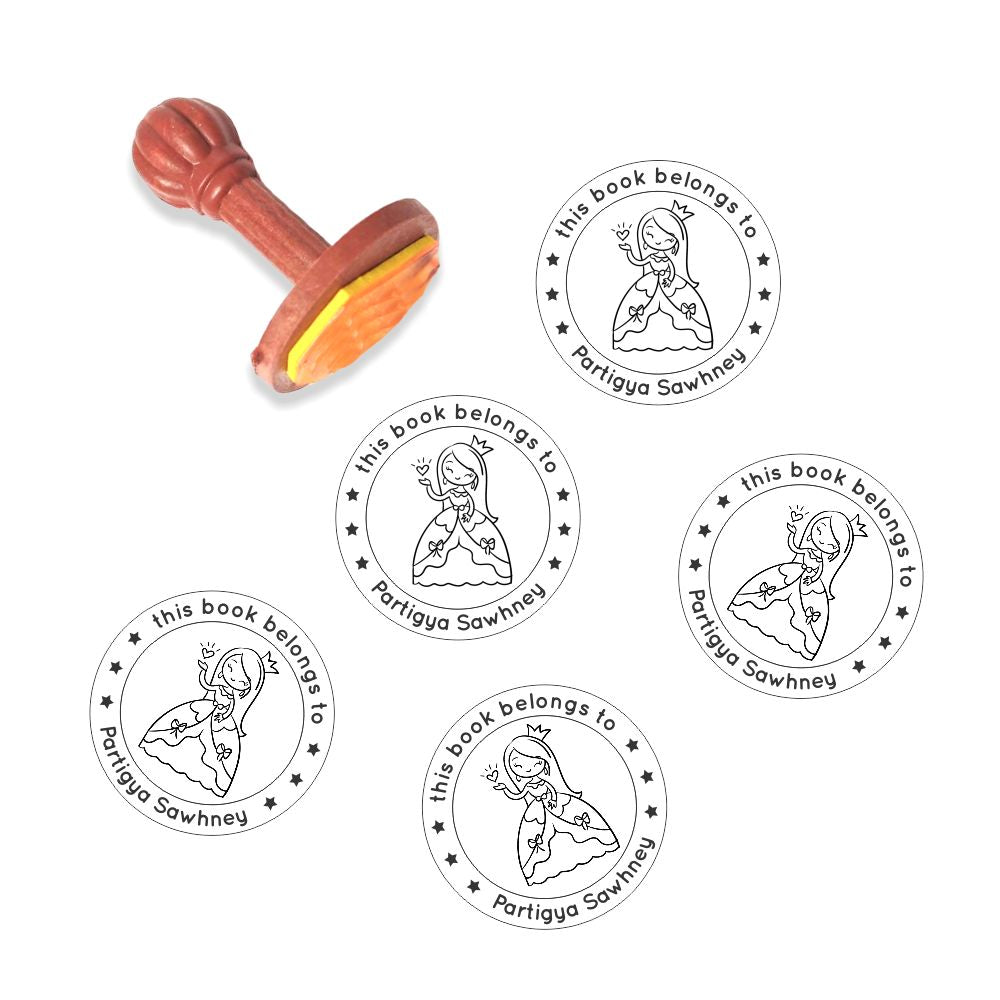 Book stamp - Crown & Magic