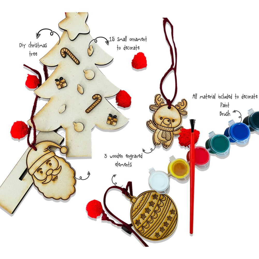 DIY Christmas Tree and Ornaments