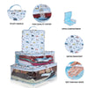 Vehicles Personalized Kids Travel Cubes Set-3