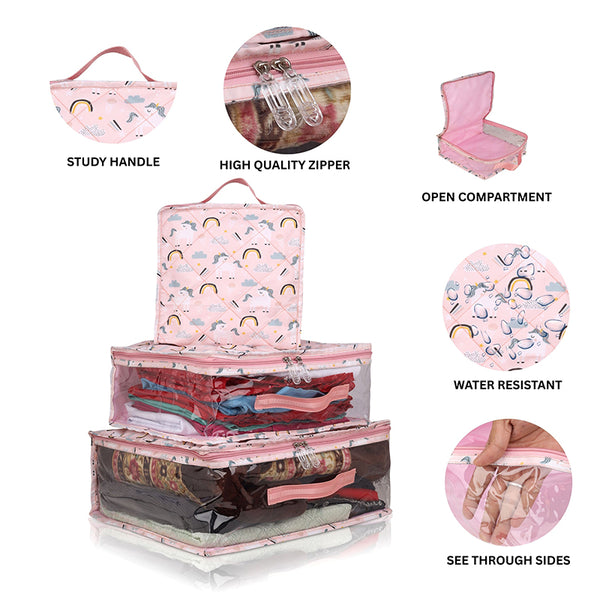 Unicorn Personalized Kids Travel Cubes Set-3
