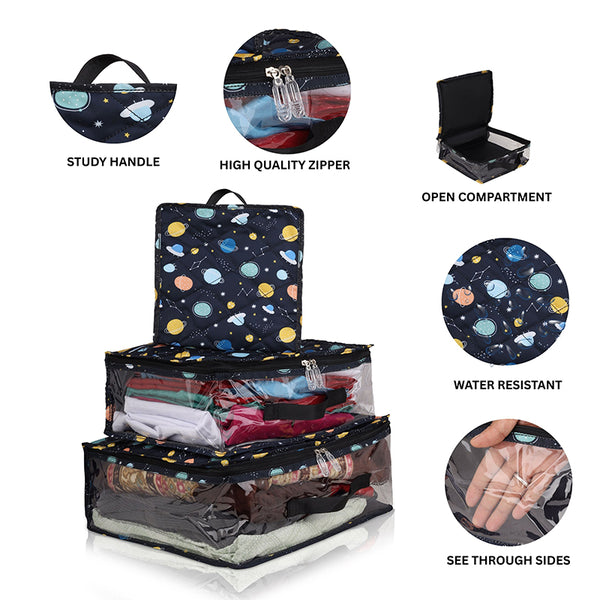 Space Personalized Kids Travel Cubes Set-3
