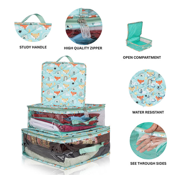Fox Personalized Kids Travel Cubes Set-3