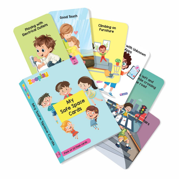 My Safe Space Flashcards - Everyday Safety Made Easy (Pack of 32 cards)