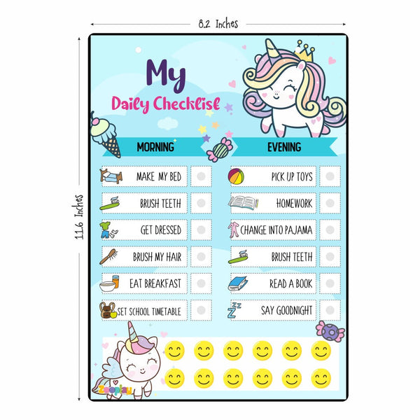 Daily Responsibility Chart  –  Unicorn Sparkle