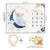 Baby Milestone Blanket - Moon Love