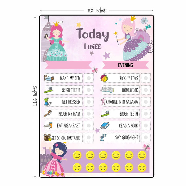 Daily Responsibility Chart  –  Princess palace