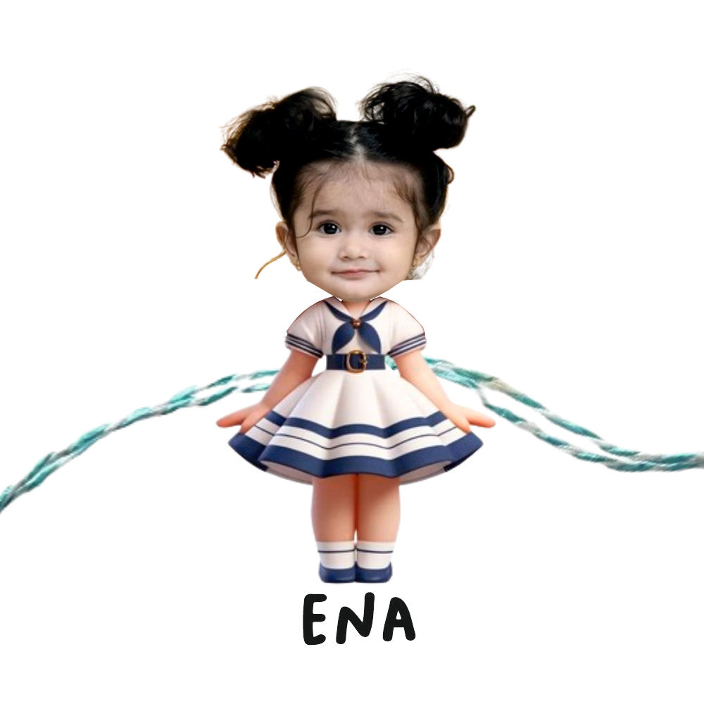 Personalised Caricature Rakhi - Darling Diva