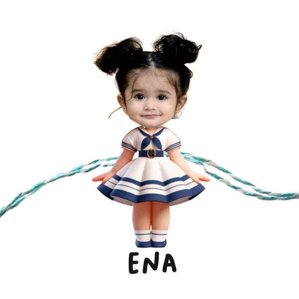 Personalised Caricature Rakhi - Darling Diva