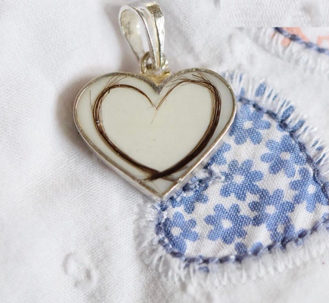 Lil Heart Breastmilk Jewellery Silver Pendant