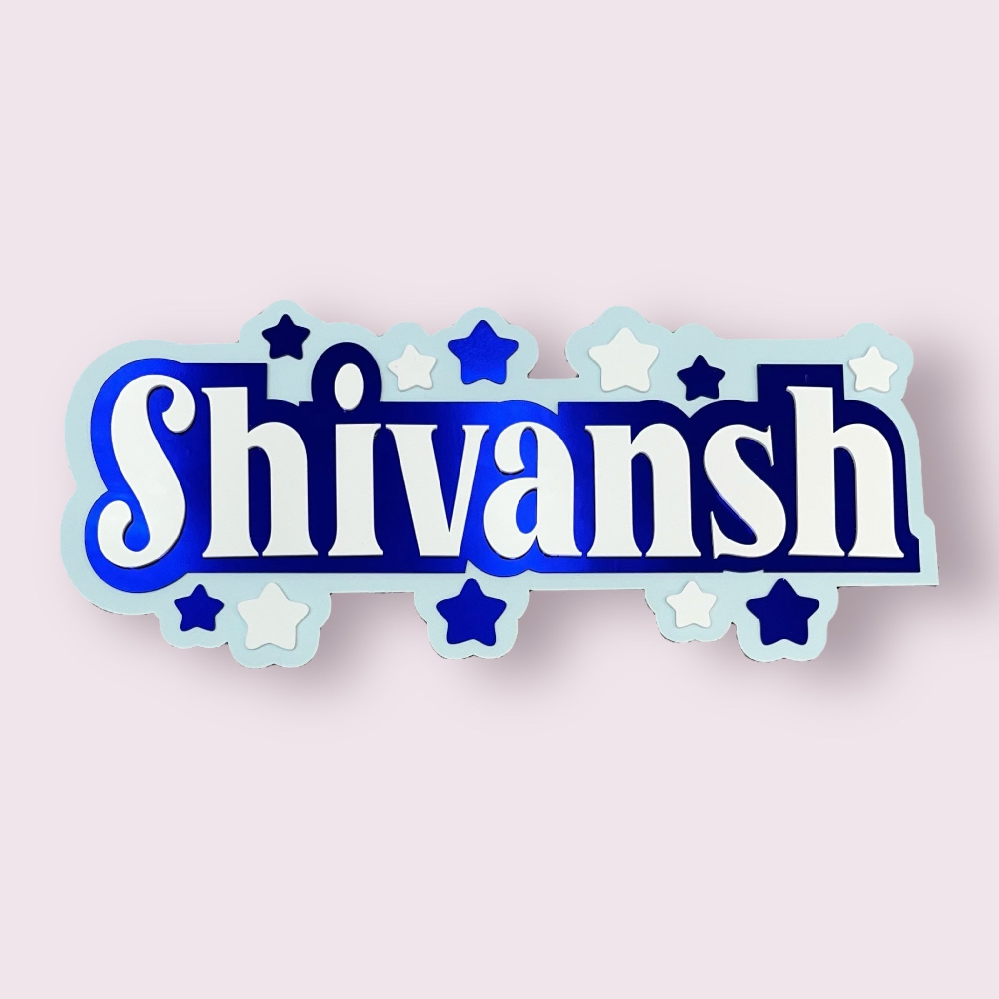 3 Layer Name Plaque - Starlit Haven