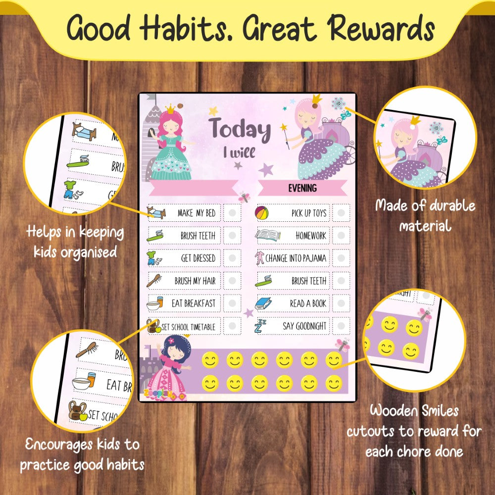 Daily Responsibility Chart  –  Princess palace
