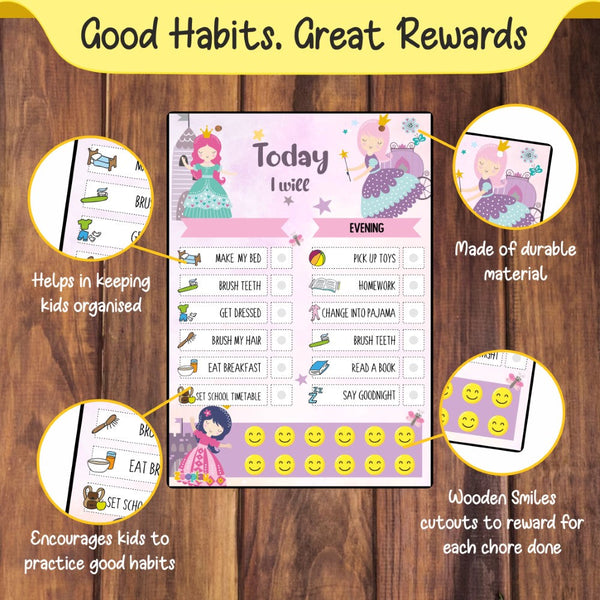 Daily Responsibility Chart  –  Princess palace