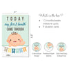 Baby boy milestone cards - Pack of 24