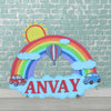 Rainbow Customized Home Decor Name Plate