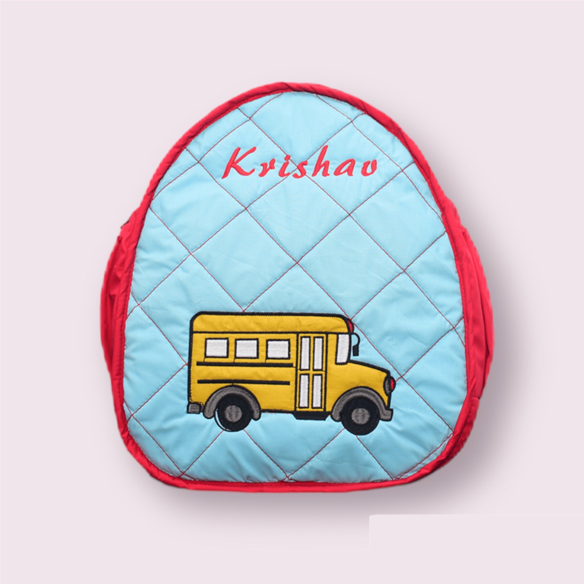 Customized Quilted Toddler Backpack-School Bus Return Gift For Kids